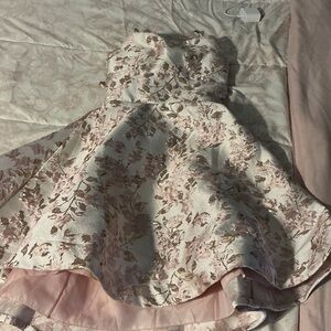 Floral Pink Kids Dress